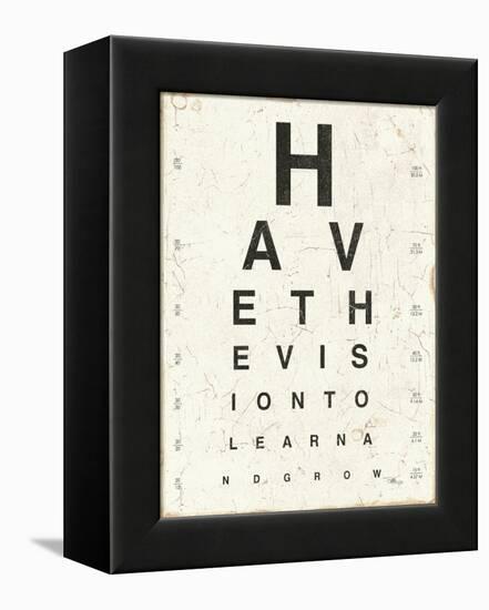 Eye Chart II-Jess Aiken-Framed Stretched Canvas