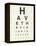 Eye Chart II-Jess Aiken-Framed Stretched Canvas