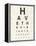 Eye Chart II-Jess Aiken-Framed Stretched Canvas