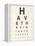 Eye Chart II-Jess Aiken-Framed Stretched Canvas