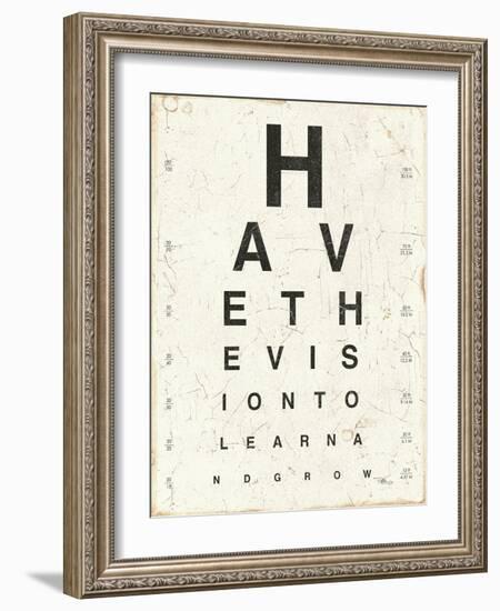 Eye Chart II-Jess Aiken-Framed Art Print