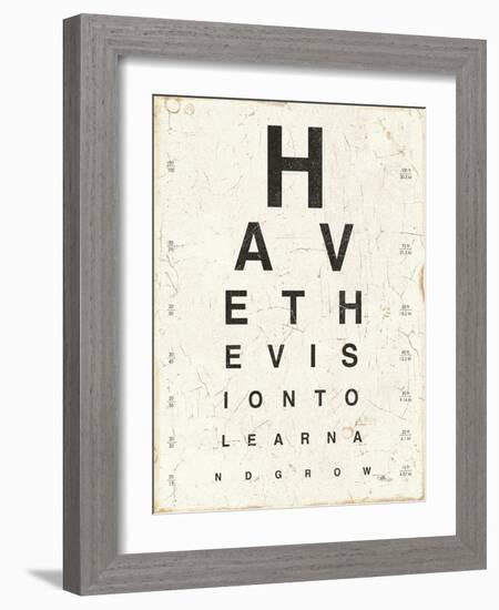 Eye Chart II-Jess Aiken-Framed Art Print