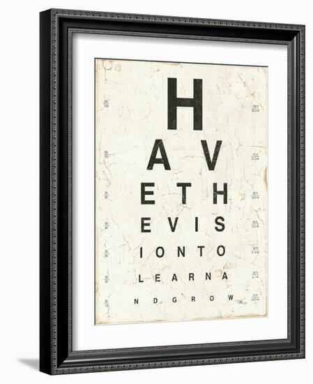 Eye Chart II-Jess Aiken-Framed Art Print