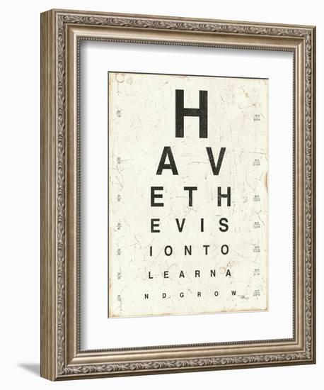 Eye Chart II-Jess Aiken-Framed Art Print