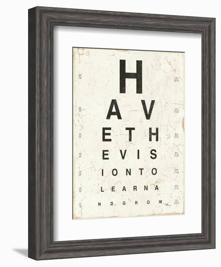 Eye Chart II-Jess Aiken-Framed Art Print