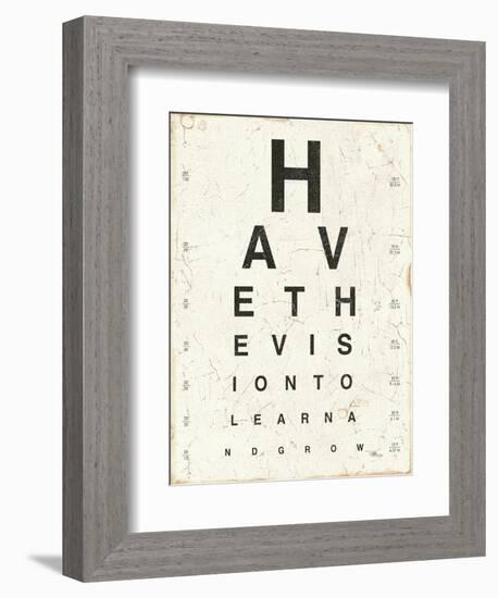 Eye Chart II-Jess Aiken-Framed Art Print