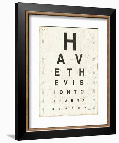 Eye Chart II-Jess Aiken-Framed Art Print