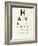 Eye Chart II-Jess Aiken-Framed Art Print