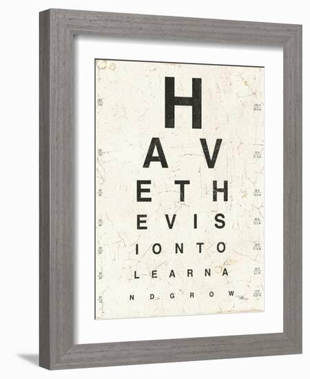 Eye Chart II-Jess Aiken-Framed Art Print