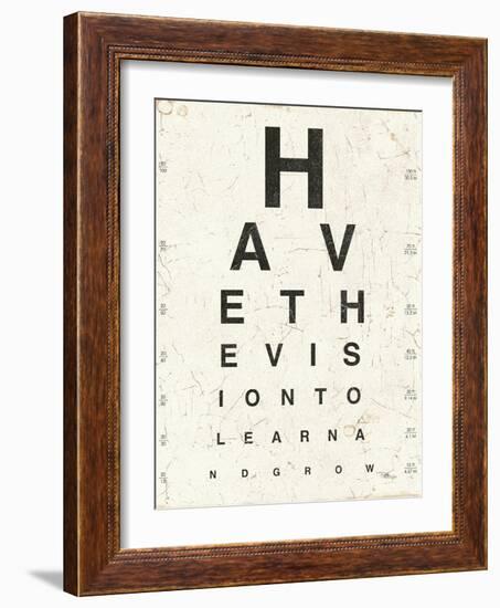 Eye Chart II-Jess Aiken-Framed Art Print