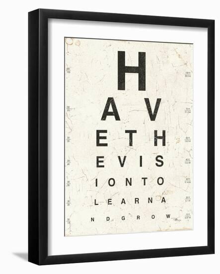 Eye Chart II-Jess Aiken-Framed Art Print