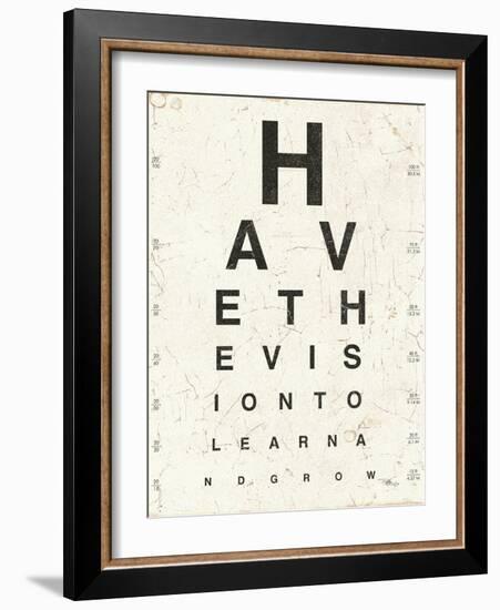 Eye Chart II-Jess Aiken-Framed Art Print