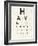 Eye Chart II-Jess Aiken-Framed Art Print