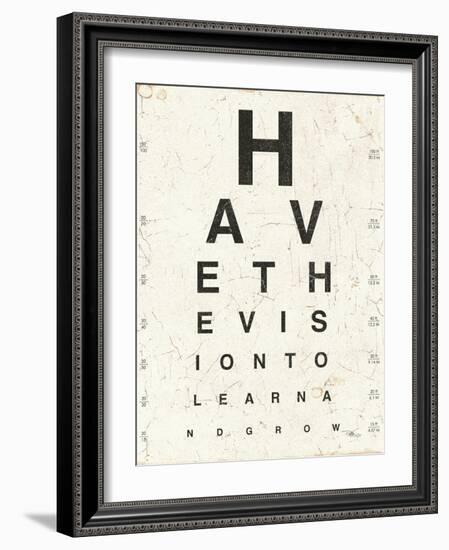 Eye Chart II-Jess Aiken-Framed Art Print