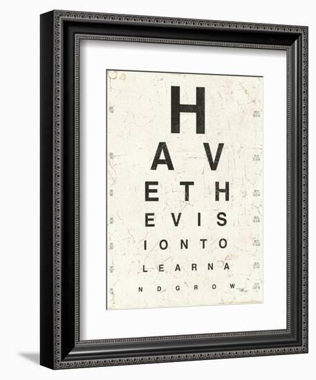 Eye Chart II-Jess Aiken-Framed Art Print