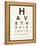 Eye Chart II-Jess Aiken-Framed Stretched Canvas