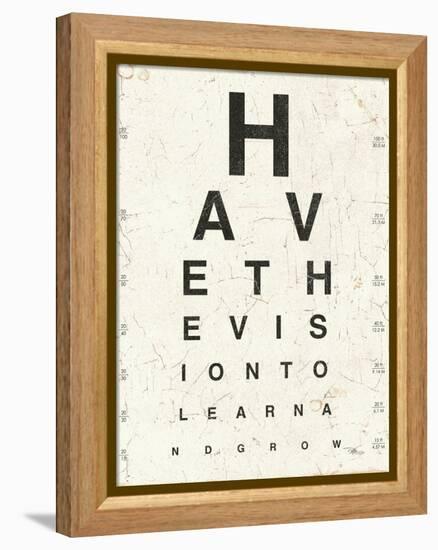 Eye Chart II-Jess Aiken-Framed Stretched Canvas