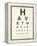 Eye Chart II-Jess Aiken-Framed Stretched Canvas