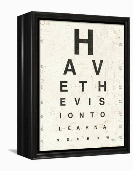 Eye Chart II-Jess Aiken-Framed Stretched Canvas