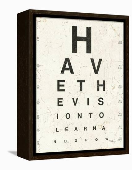 Eye Chart II-Jess Aiken-Framed Stretched Canvas