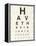 Eye Chart II-Jess Aiken-Framed Stretched Canvas