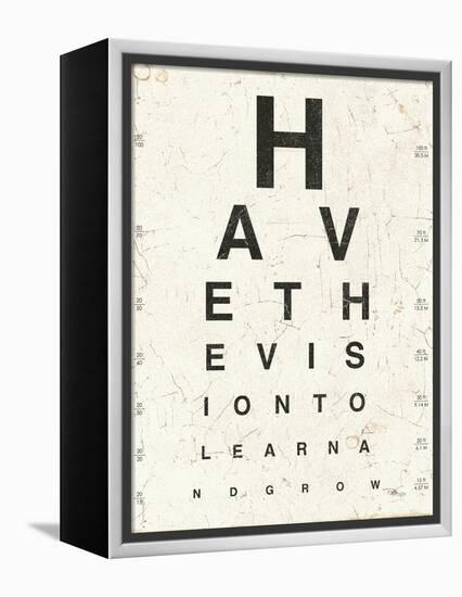 Eye Chart II-Jess Aiken-Framed Stretched Canvas