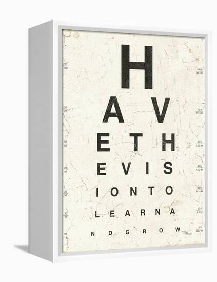 Eye Chart II-Jess Aiken-Framed Stretched Canvas