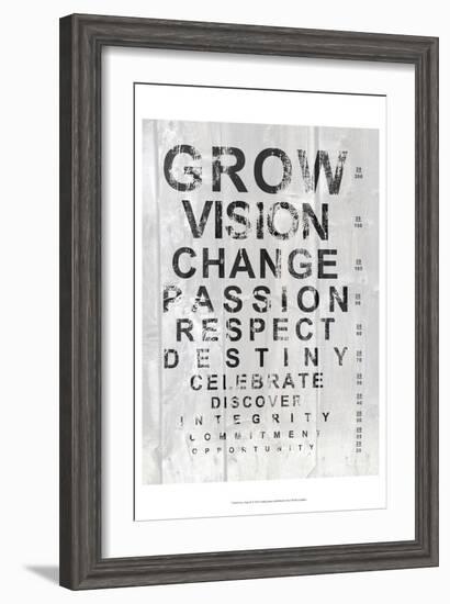 Eye Chart II-Andrea James-Framed Art Print