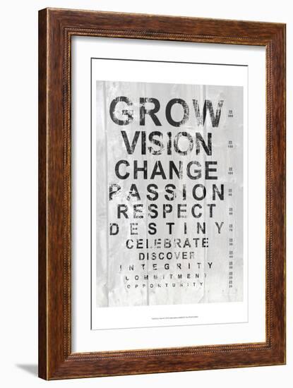 Eye Chart II-Andrea James-Framed Art Print