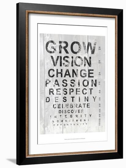 Eye Chart II-Andrea James-Framed Art Print