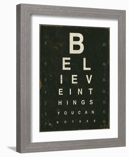 Eye Chart III-Jess Aiken-Framed Art Print