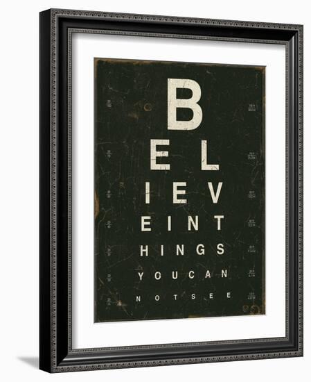 Eye Chart III-Jess Aiken-Framed Art Print