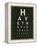 Eye Chart IV-Jess Aiken-Framed Stretched Canvas