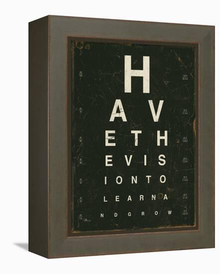 Eye Chart IV-Jess Aiken-Framed Stretched Canvas