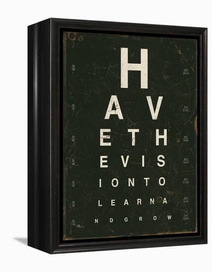 Eye Chart IV-Jess Aiken-Framed Stretched Canvas