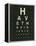 Eye Chart IV-Jess Aiken-Framed Stretched Canvas