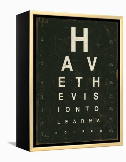 Eye Chart IV-Jess Aiken-Framed Stretched Canvas