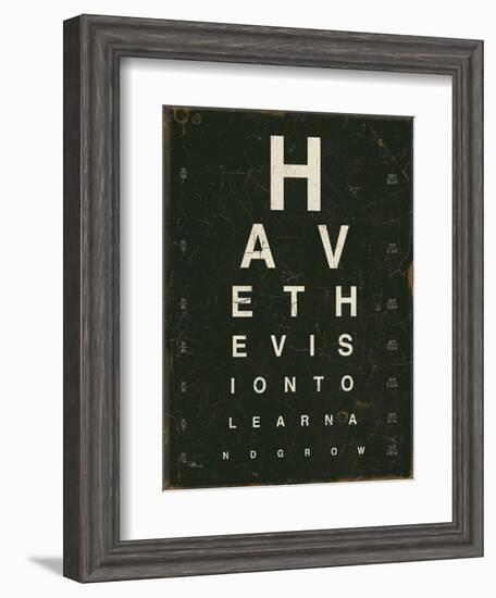 Eye Chart IV-Jess Aiken-Framed Art Print