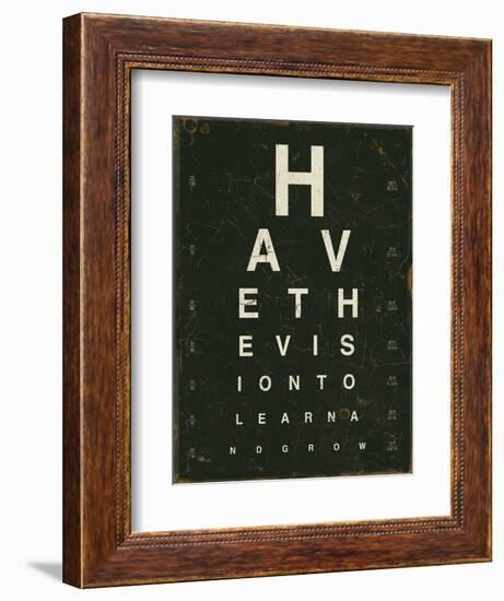 Eye Chart IV-Jess Aiken-Framed Art Print