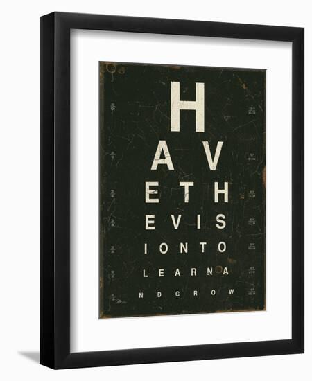 Eye Chart IV-Jess Aiken-Framed Art Print