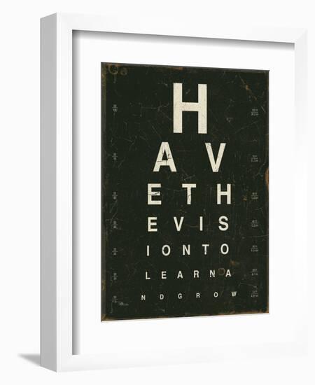 Eye Chart IV-Jess Aiken-Framed Art Print