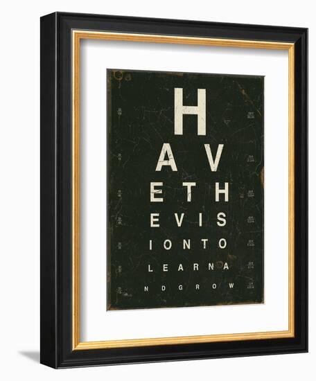 Eye Chart IV-Jess Aiken-Framed Art Print