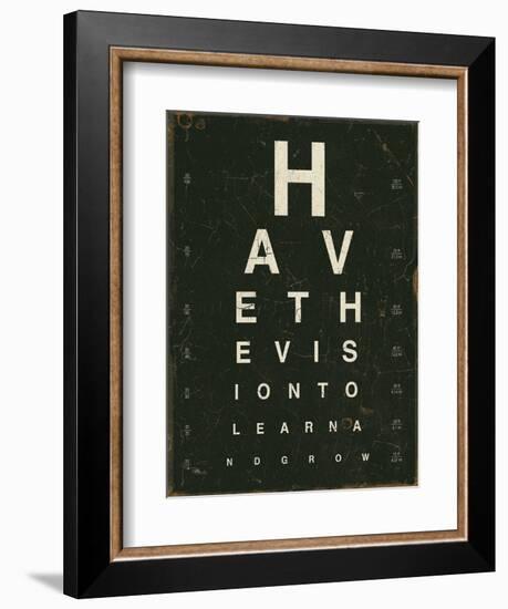 Eye Chart IV-Jess Aiken-Framed Premium Giclee Print