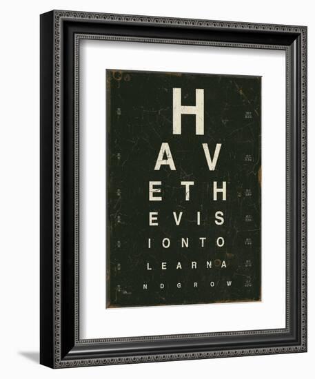 Eye Chart IV-Jess Aiken-Framed Premium Giclee Print