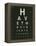 Eye Chart IV-Jess Aiken-Framed Stretched Canvas