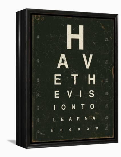 Eye Chart IV-Jess Aiken-Framed Stretched Canvas