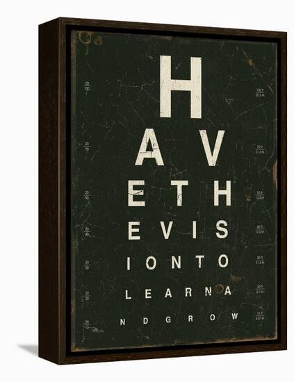 Eye Chart IV-Jess Aiken-Framed Stretched Canvas