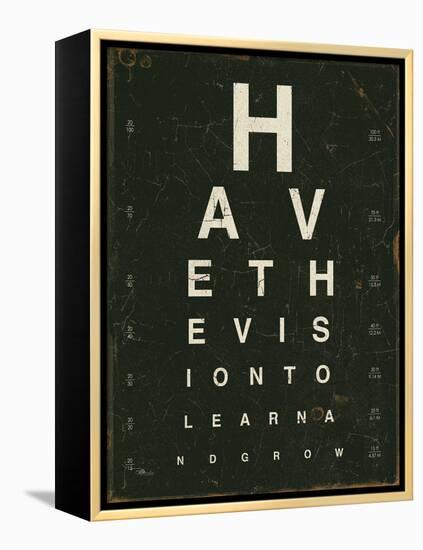 Eye Chart IV-Jess Aiken-Framed Stretched Canvas