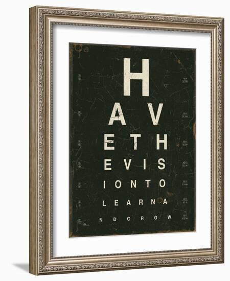 Eye Chart IV-Jess Aiken-Framed Art Print