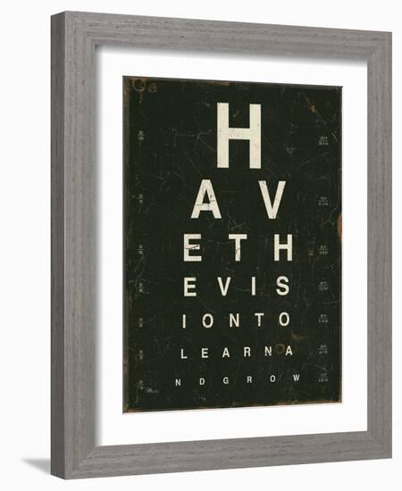 Eye Chart IV-Jess Aiken-Framed Art Print